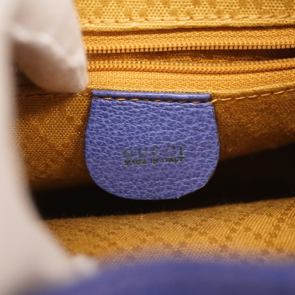 Auth Gucci Bamboo Rucksack 003 2058 0030 Women's Suede,Leather Backpack Purple - Picture 5 of 12